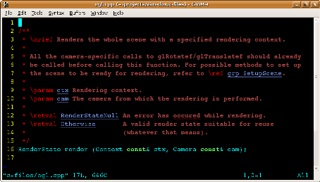Su Doxygen, veikia; nuoroda į vaizdą